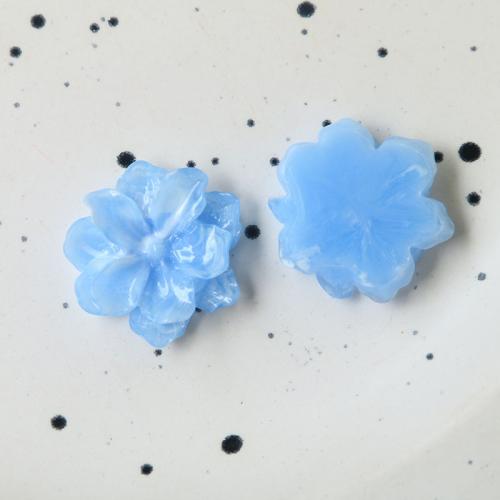 Hair Clip Findings, Resin, Flower, DIY, more colors for choice, 23x23mm, Sold By PC