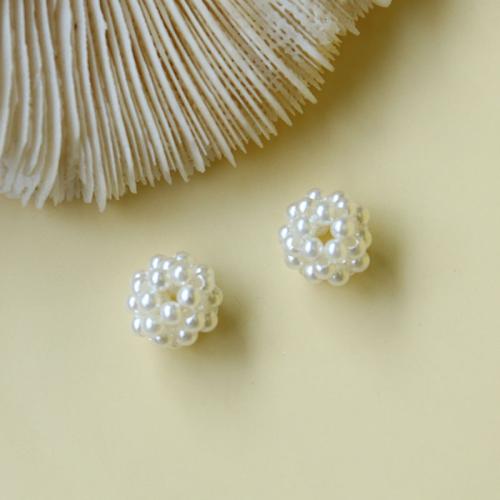 Plastic Beads, Plastic Pearl, DIY, 12x12mm, Sold By PC