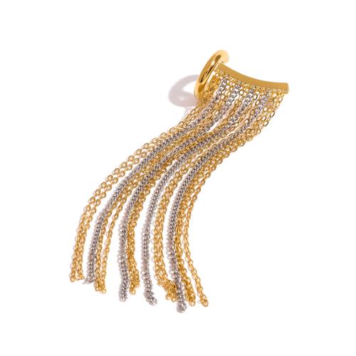 Fashion Fringe Boucles d'oreilles, Acier inoxydable 304, bijoux de mode & pour femme, Vendu par PC