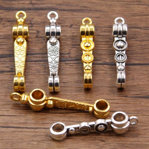 Tibetan Style Connector, plated, DIY, more colors for choice, nickel, lead & cadmium free, Approx 100PCs/Bag, Sold By Bag