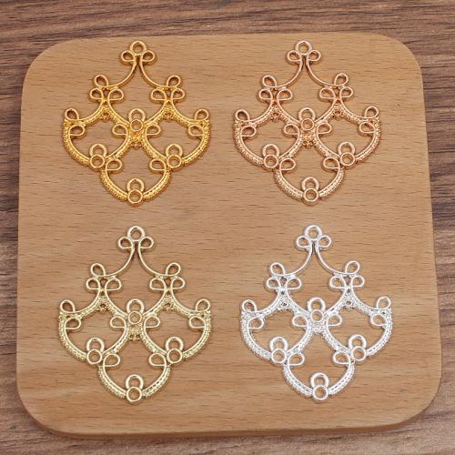 Tibetan Style Pendants, plated, DIY, more colors for choice, nickel, lead & cadmium free, 37x43mm, Sold By PC