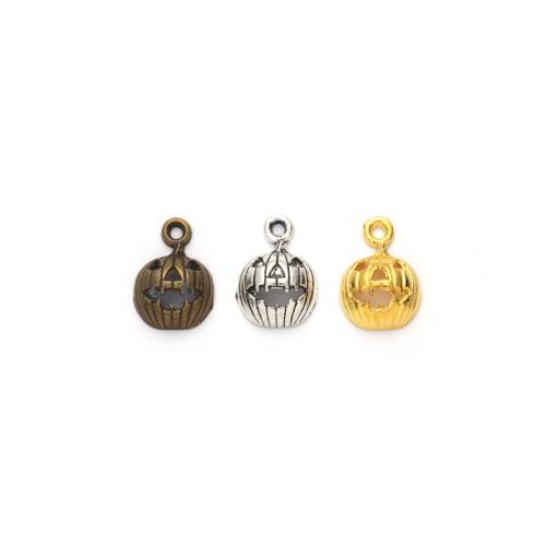 Tibetan Style Pendants, Pumpkin, plated, DIY, more colors for choice, 16x11x5mm, 100PCs/Bag, Sold By Bag