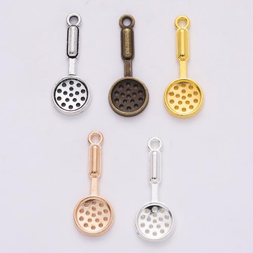 Tibetan Style Pendants, Spoon, plated, DIY, more colors for choice, 20x8mm, 100PCs/Bag, Sold By Bag