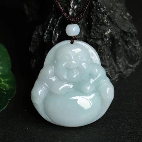 Gemstone Pendants Jewelry, Jadeite, Carved, folk style & DIY & different styles for choice, Sold By PC