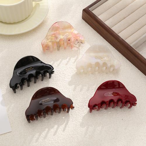 Hair Claw Clips, Acetate, for woman, more colors for choice, 84x39mm, Sold By PC