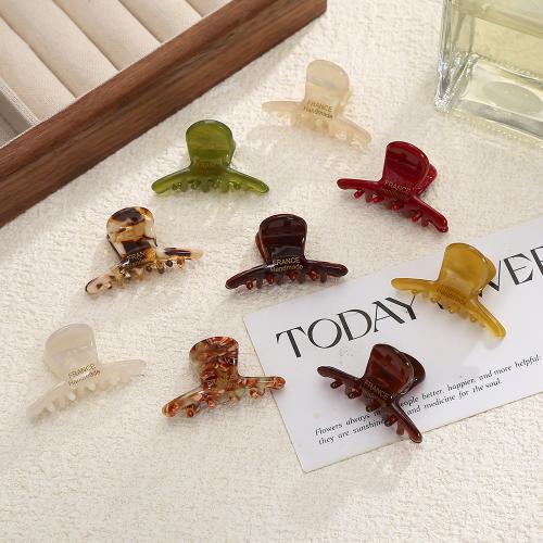 Hair Claw Clips, Acetate, for woman, more colors for choice, 45x30mm, Sold By PC