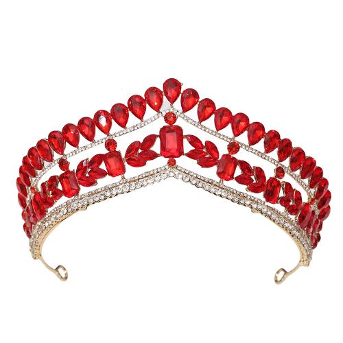 Bridal Tiaras, Tibetan Style, with Crystal, for bridal & with rhinestone, more colors for choice, Sold By PC