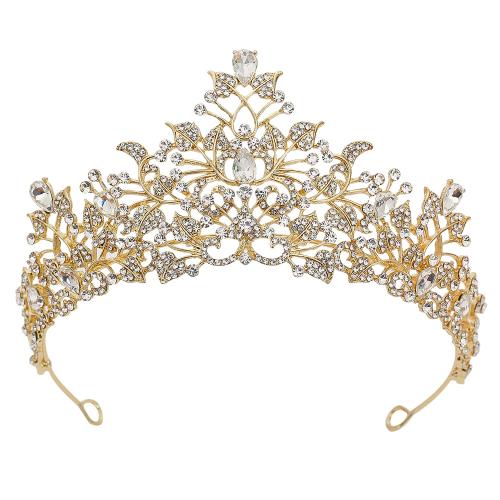 Bridal Tiaras, Tibetan Style, with Crystal, for bridal & with rhinestone, more colors for choice, Sold By PC