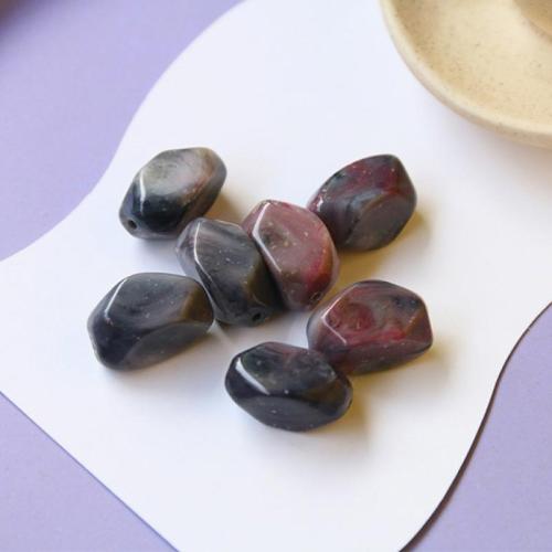 Resin Jewelry Beads, DIY & enamel, more colors for choice, 11x20mm, Sold By PC