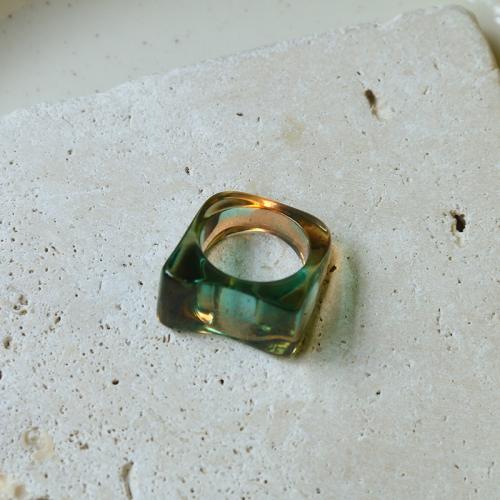 Resina anillo de dedo, Joyería & Bricolaje & para mujer & pegamento de gota, más colores para la opción, diámetro interior:aproximado 17mm, Vendido por UD