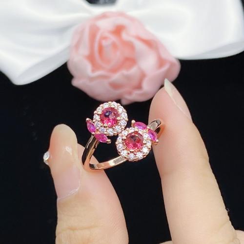 Tibetan Style Finger Ring, fashion jewelry & for woman & with rhinestone, US Ring Size:7, Sold By PC