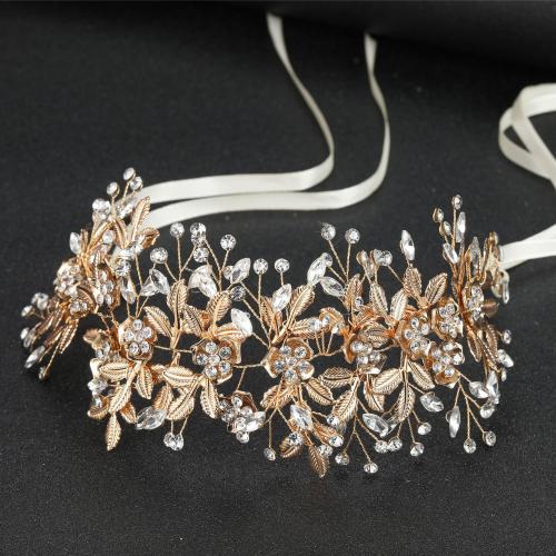 Headband, Tibetan Style, fashion jewelry & for woman & with rhinestone, more colors for choice, 315x50mm, Sold By PC