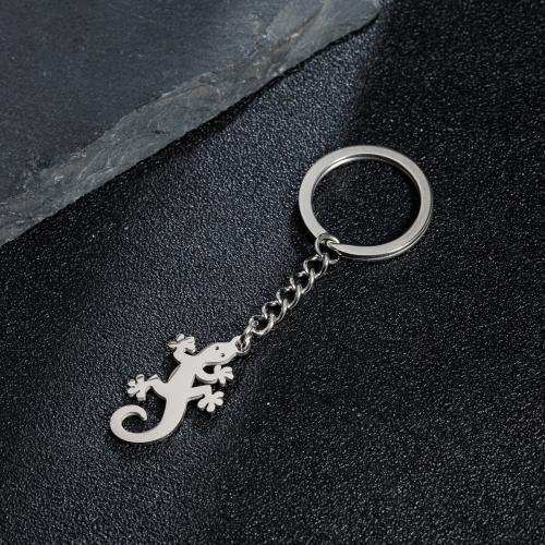 Broche llave de acero inoxidable, acero inoxidable 304, Geco, chapado, Joyería, Vendido por UD