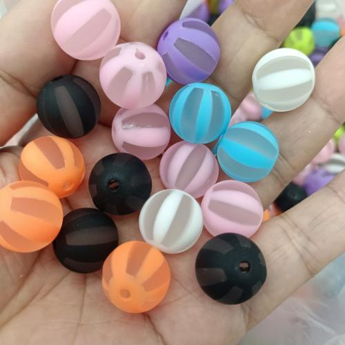 Acrylic Jewelry Beads, Round, DIY, more colors for choice, 16mm, 200PCs/Bag, Sold By Bag