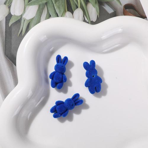 Hair Clip Findings, Resin, Rabbit, multifunctional & DIY, more colors for choice, 25x13mm, Sold By PC