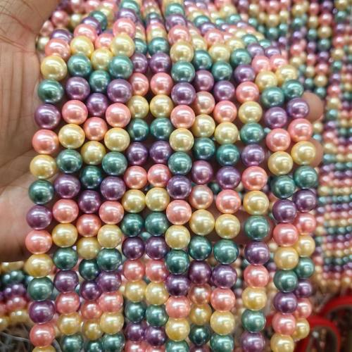 Peties perles de la mer du sud, Shell Pearl, Rond, DIY & normes différentes pour le choix, plus de couleurs à choisir, Vendu par Environ 38 cm brin