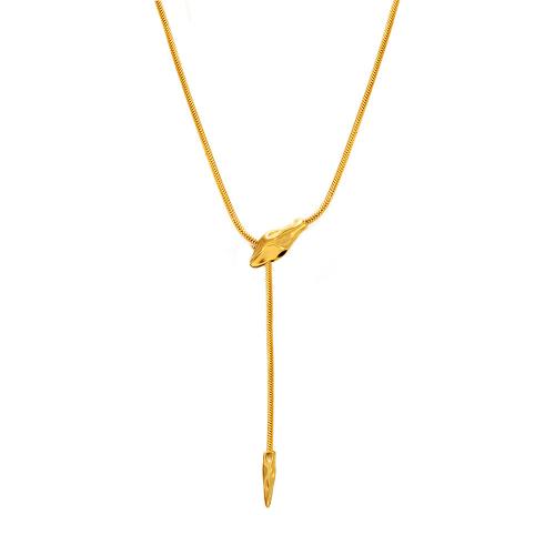 Collier de bijoux en acier inoxydable, Acier inoxydable 304, avec 5cm chaînes de rallonge, Placage, bijoux de mode & pour femme, plus de couleurs à choisir, Longueur:Environ 54 cm, Vendu par PC