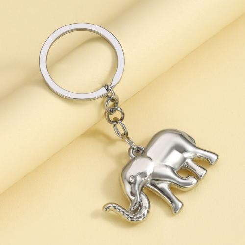 Tibetan Style Key Clasp, portable & multifunctional & different styles for choice, silver color, Sold By PC