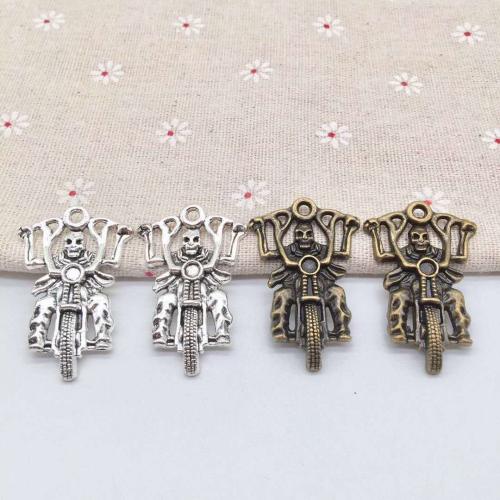 Tibetan Style Pendants, plated, DIY, more colors for choice, 44x29x4mm, 100PCs/Bag, Sold By Bag