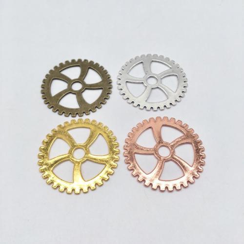 Tibetan Style Pendants, Gear Wheel, plated, DIY, more colors for choice, 40.50x40.50x1mm, 100PCs/Bag, Sold By Bag