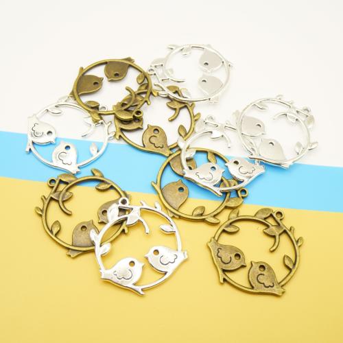 Tibetan Style Pendants, Cage, plated, DIY, more colors for choice, 42x37mm, 100PCs/Bag, Sold By Bag