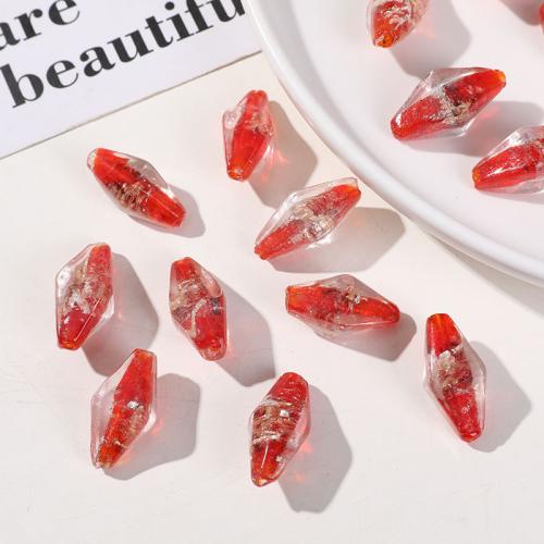 Fashion Glass Beads, DIY, more colors for choice, 24x13mm, Sold By PC