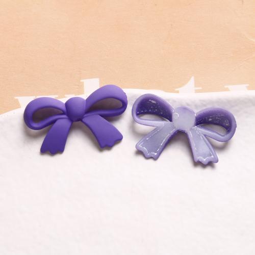 Hair Accessories DIY Findings, Acrylic, Bowknot, more colors for choice, 18x30mm, Sold By PC