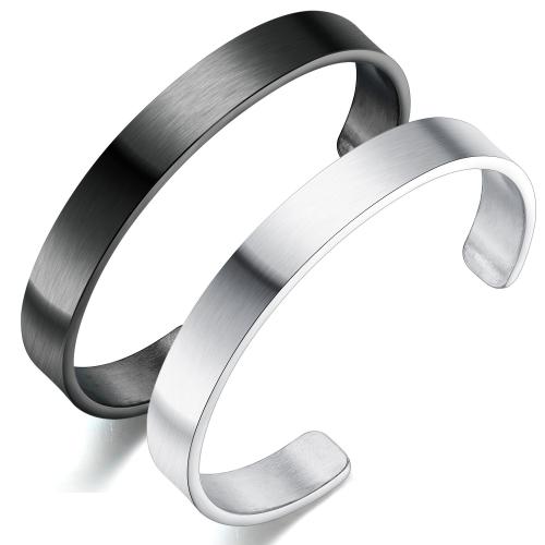 Stainless Steel Bangle, 304 Stainless Steel, plated, fashion jewelry & for man, more colors for choice, Sold By PC