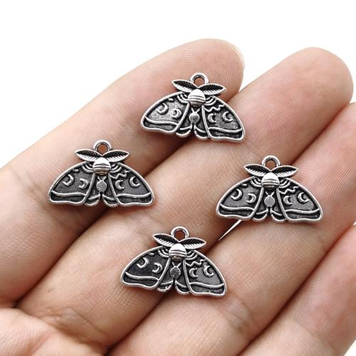 Tibetan Style Animal Pendants, Insect, antique silver color plated, DIY, 100PCs/Bag, Sold By Bag