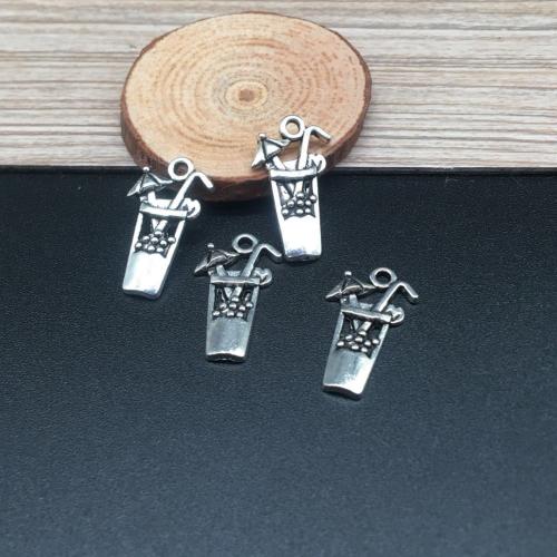 Tibetan Style Pendants, Cup, antique silver color plated, DIY, 23x13mm, 100PCs/Bag, Sold By Bag