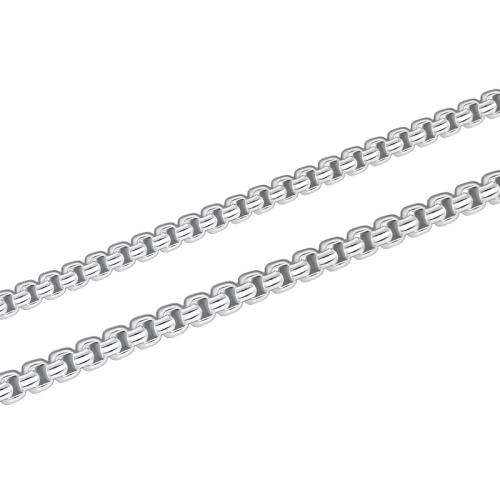 925 Sterling Silver Chains, DIY & different size for choice & box chain, silver color, Sold By m