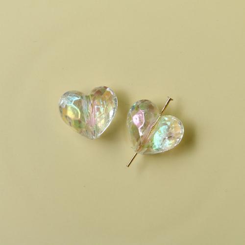 Resin Jewelry Beads, Heart, DIY, 19x17mm, Sold By PC