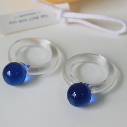 Resin Finger Ring, DIY, more colors for choice, Inner diameter:18mm, Sold By PC