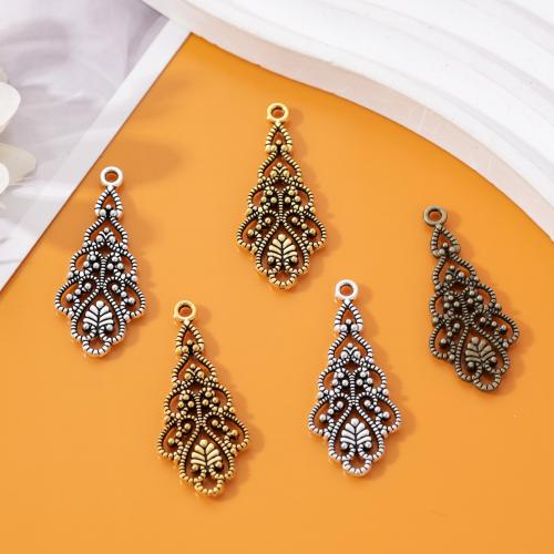 Tibetan Style Pendants, plated, DIY, more colors for choice, nickel, lead & cadmium free, 41x18mm, Approx 100PCs/Bag, Sold By Bag