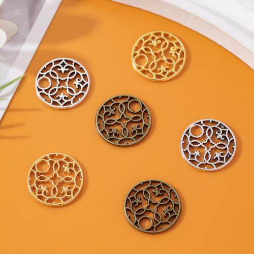 Tibetan Style Pendants, plated, DIY & hollow, more colors for choice, nickel, lead & cadmium free, 20x20mm, Approx 100PCs/Bag, Sold By Bag