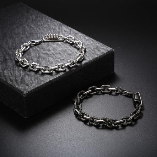 Stainless Steel Jewelry Bracelet, 304 Stainless Steel, plated, for man, more colors for choice, Length:22 cm, Sold By PC