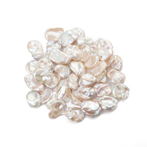 Natural Freshwater Pearl Loose Beads, petals, DIY, white, about:12-16mm, Sold By PC