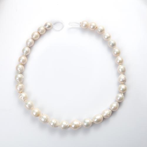 Cultured Potato Freshwater Pearl Beads, DIY, white, aboutuff1a10-11mm, Hole:Approx 1mm, Sold Per Approx 38 cm Strand