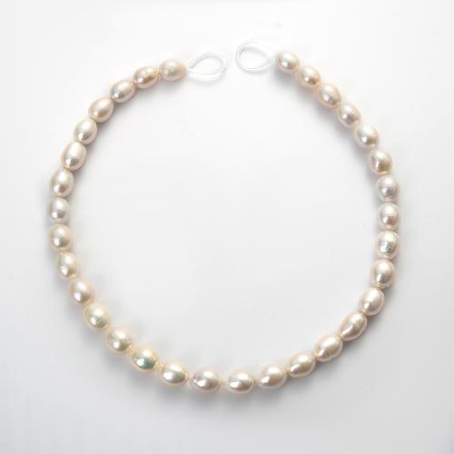 Natural Freshwater Pearl Loose Beads, Teardrop, DIY, white, 10mm, Hole:Approx 1mm, Sold Per Approx 38 cm Strand