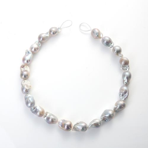 Cultured Baroque Freshwater Pearl Beads, DIY, white, about:13-15mm, Hole:Approx 1mm, Sold Per Approx 38 cm Strand