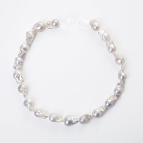 Cultured Baroque Freshwater Pearl Beads, DIY, white, about:13-15cm, Hole:Approx 1mm, Sold Per Approx 38 cm Strand