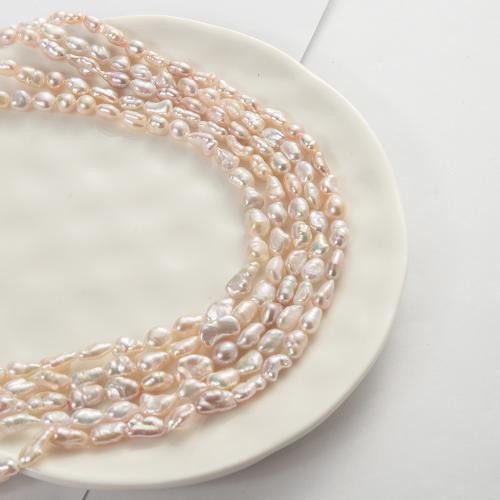 Cultured Baroque Freshwater Pearl Beads, DIY, white, about:5-7mm, Hole:Approx 1mm, Sold Per Approx 38 cm Strand