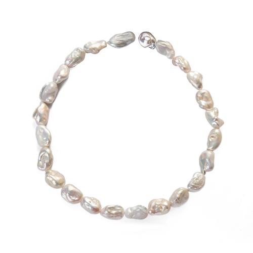 Cultured Baroque Freshwater Pearl Beads, DIY, white, about:11-13mm, Hole:Approx 1mm, Sold Per Approx 38 cm Strand