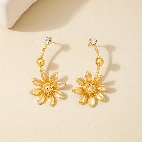 Tibetan Style Stud Earring, petals, plated, for woman & enamel, more colors for choice, Sold By Pair