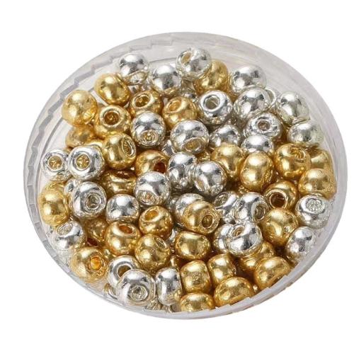 Iron Jewelry Beads, plated, DIY & different size for choice, more colors for choice, Sold By PC