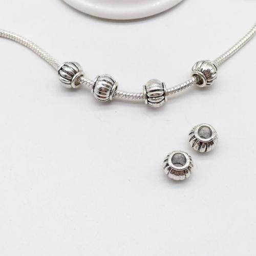 Tibetan Style Jewelry Beads, Lantern, antique silver color plated, DIY, 8.50x10mm, 100PCs/Bag, Sold By Bag