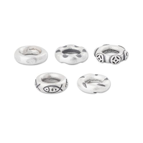 Perles en argent sterling 925, DIY & styles différents pour le choix & givré, Vendu par PC