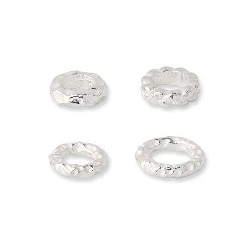 Spacer Perlen Schmuck, 925er Sterling Silber, DIY & verschiedene Stile für Wahl, verkauft von PC