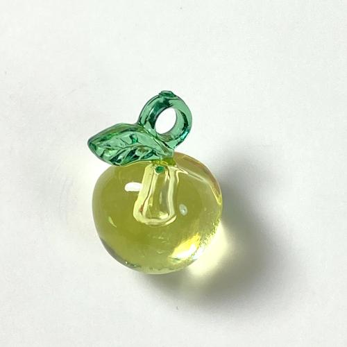 Haarschmuck DIY Ergebnisse, Acryl, Apfel, poliert, keine, 20x14mm, verkauft von PC