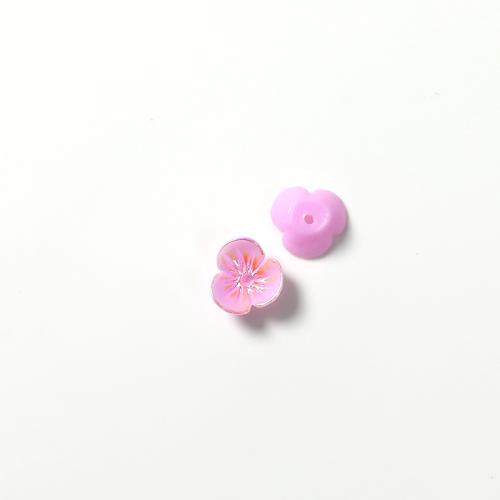 Mobile Phone DIY Decoration, Resin, Flower, polished, more colors for choice, 10x10mm, Sold By PC